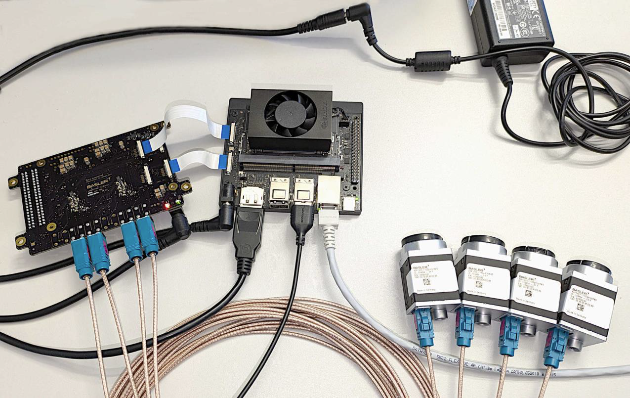 Setup Example: Adapter Board, GMSL Cameras, NVIDIA Jetson Orin Nano Super Development Kit