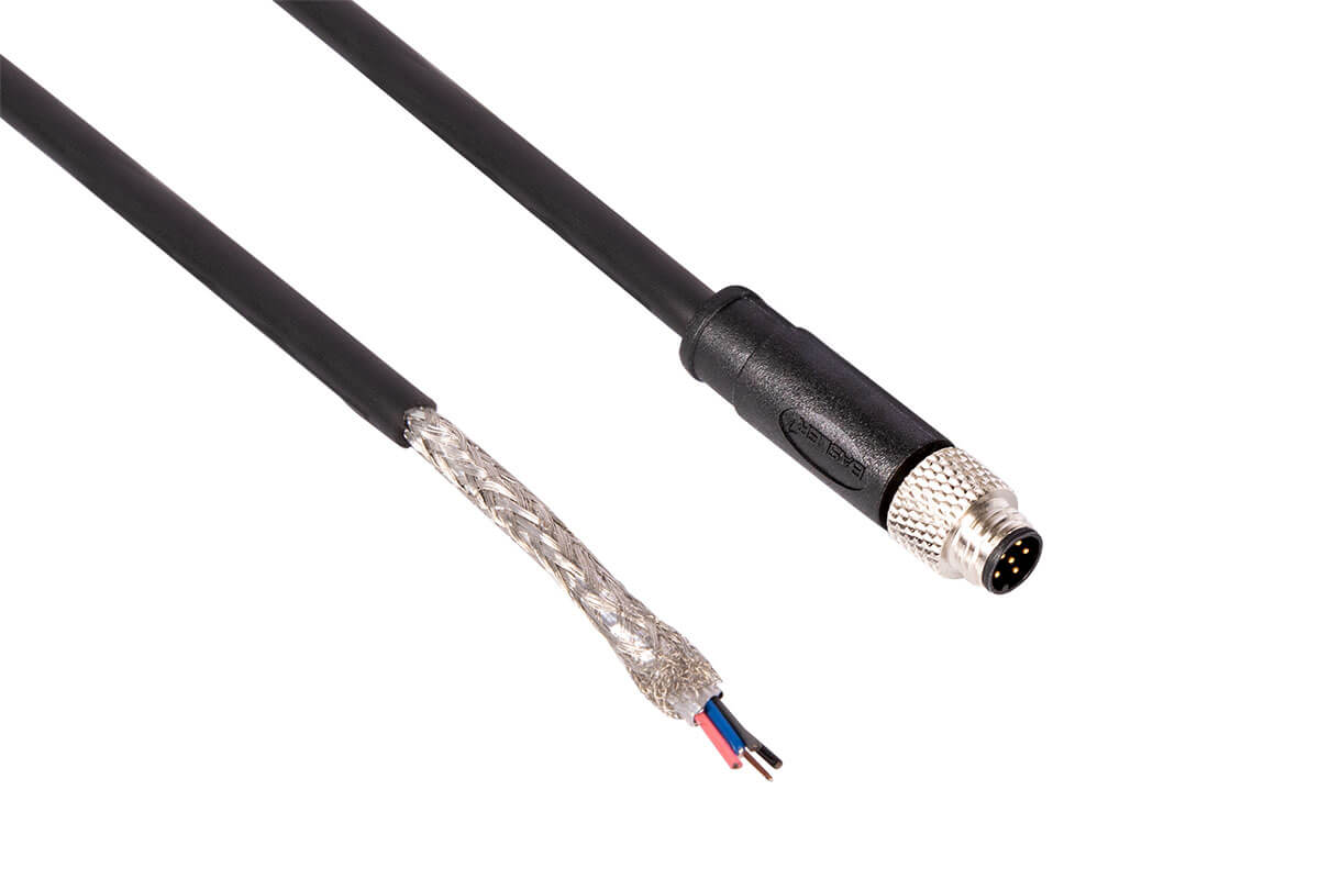 Basler Power-I/O 线缆，M8 6p/开放，P