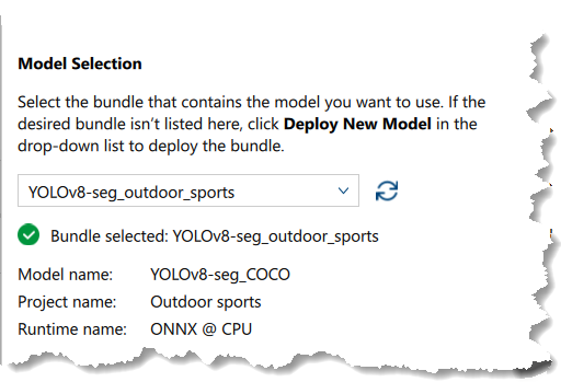 Model Selection Area