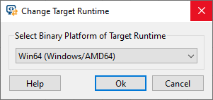 Target Runtime Project Setting