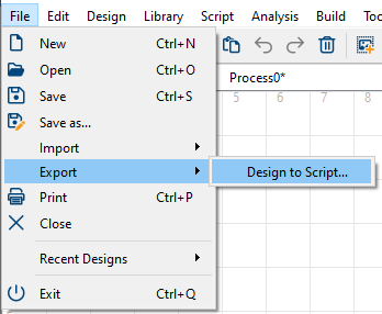 Exporting a Design