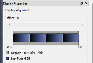 Display Properties for 4-bit Image