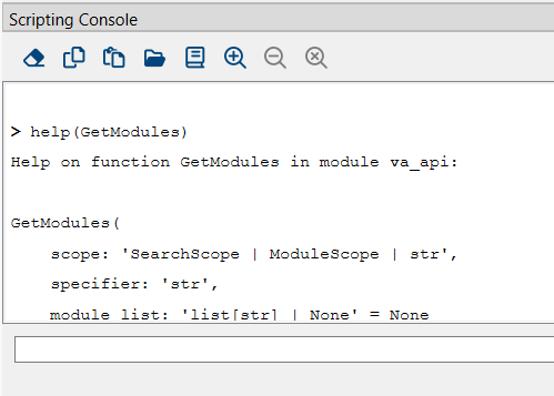 Python Command Info