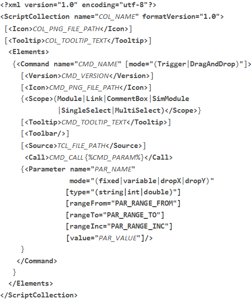 Script Collection: XML Syntax